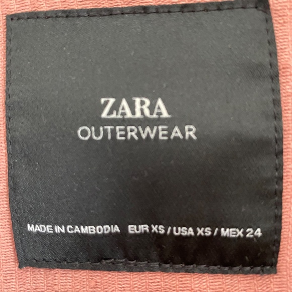 Zara pink corduroy oversized jacket - Picture 2 of 2